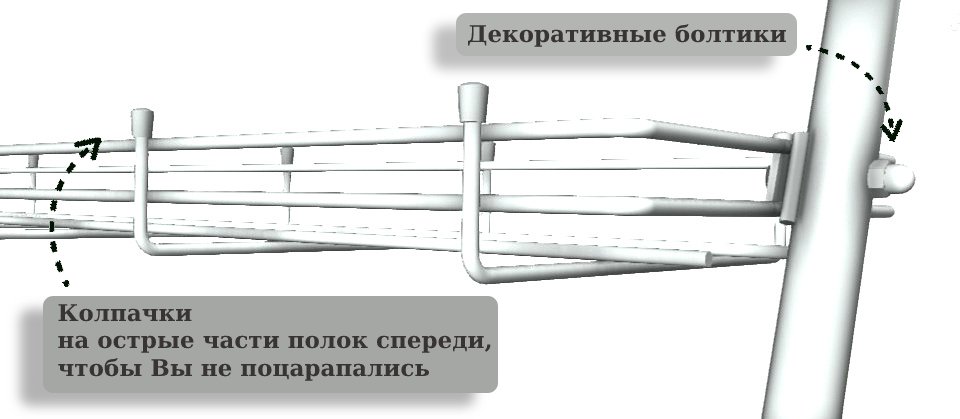 стеллаж для рассады и растений трехъярусный. Фото N4